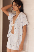 Flora Nikrooz Women's Joy Notch Bridal Pajama Set