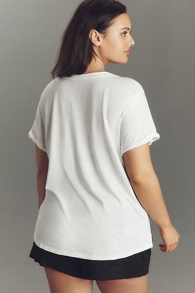 Pilcro Women's Quinn Drapey V-Neck Tee
