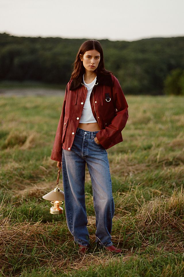 By Anthropologie Women's Evan Raw-Edge Baby Tee