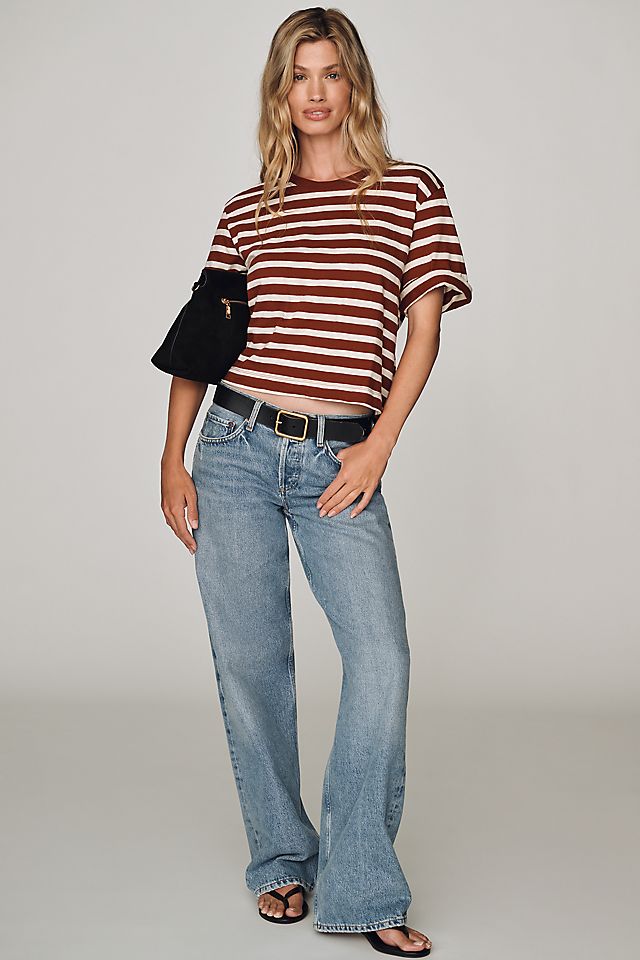 Maeve Women's Corey Cotton Boxy Tee