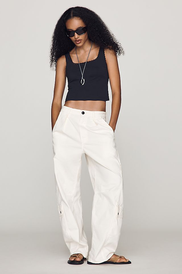 LyreBird Women's Scalloped Scoop Tank