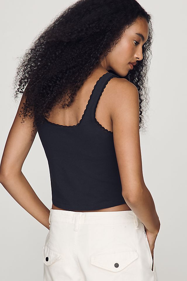 LyreBird Women's Scalloped Scoop Tank