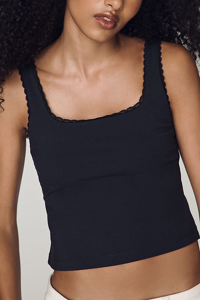 LyreBird Women's Scalloped Scoop Tank