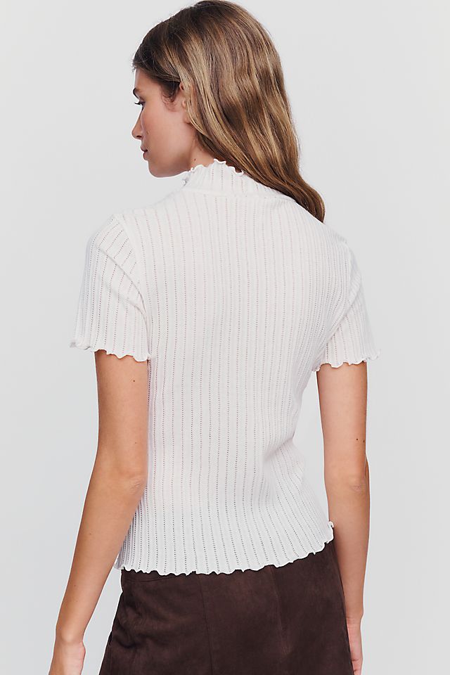 Pilcro Women's Lilac Rose Tee